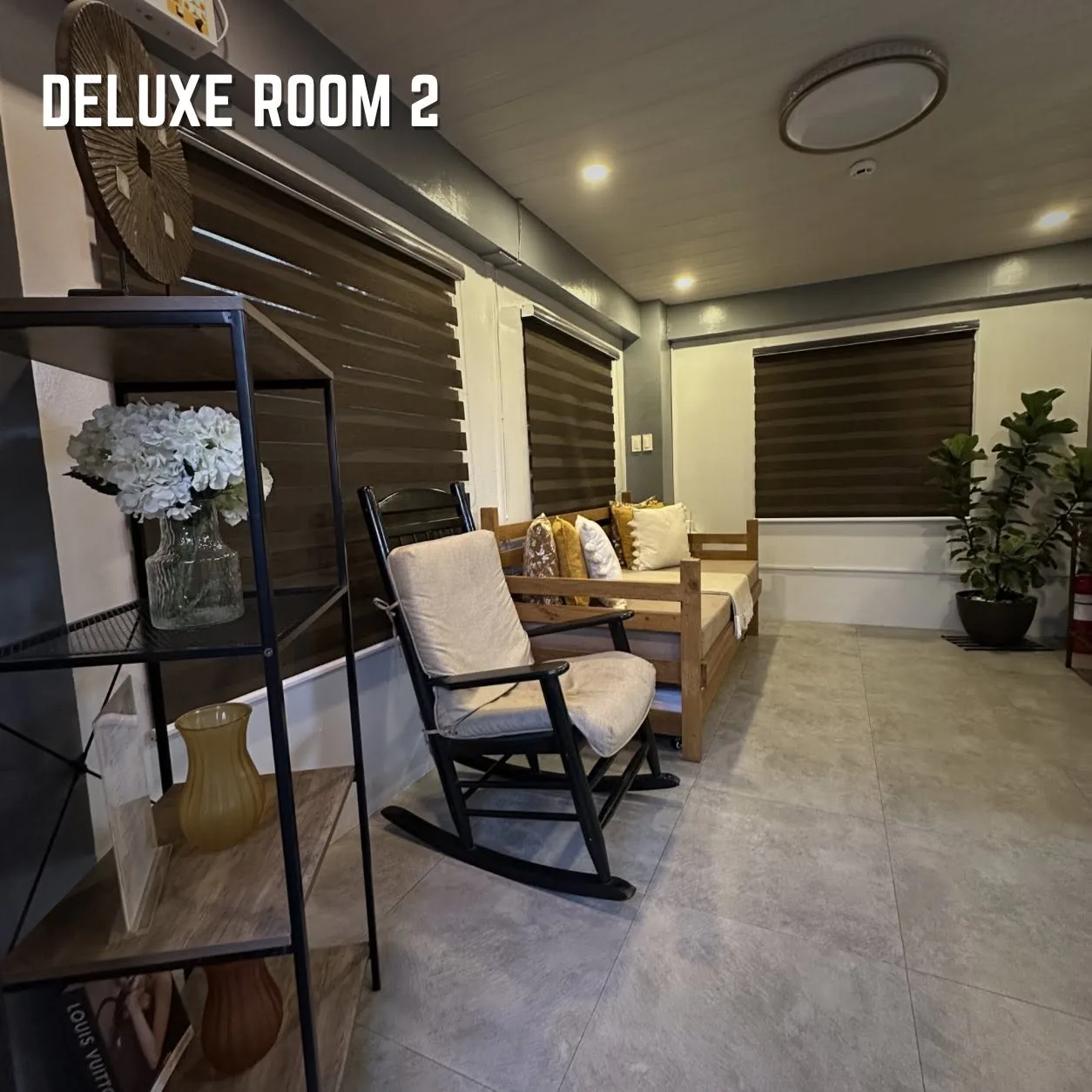 Comfortable private guest room at Nokori, view 1